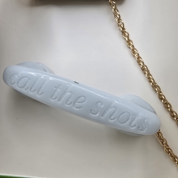 Kate Spade x Target Telephone Brooch Nostalgic Rotary Dial Phone Blue & White - Picture 3 of 14